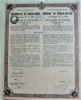 Imprutul De Cons.-amortibi 4.5 % 1934 - 1000 Fr Franc. (1934) - Roumanie - Other & Unclassified