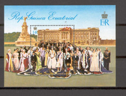 Equatorial Guinea 1978 The 25th Anniversary Of The Coronation Of HRM The Queen Elizabeth II MS MNH - Koniklijke Families