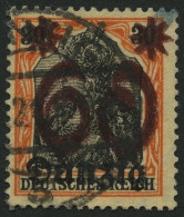 FREIE STADT DANZIG 19DDII O, 1920, 60 Auf 30 Pf., Doppelaufdruck, Pracht, Gepr. Dr. Oechsner Und Infla, Mi. 200.- - Usati