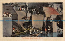 R138249 The Burning Ghat. Benares. India. H. A. Mirza. No. 36 - Wereld