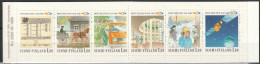 Finnland  1988 Mi-Nr. MH 23 Mit Nr. 1059 - 1064 ** Postfrisch 350 Jahre Post- Und Fernmeldewesen, Finnland ( C 214) - Postzegelboekjes