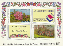 France 1993 1er Salon Européen Des Loisirs Du Timbre  Bloc Feuillet N°15 Neuf** - Neufs