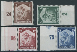 Dt. Reich 565-68 **, 1935, Saarabstimmung, Postfrischer Prachtsatz, Mi. 120.- - Unused Stamps