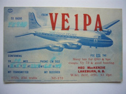 Avion / Airplane / TRANS-CANADA AIRLINES / Douglas DC-4 / Carte QSL - 1946-....: Ere Moderne