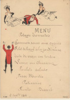 ANCIEN MENU 2 Sept.  1906 ART NOUVEAU STYLE  Toulouse Lautrec - Menus