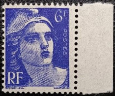 France Yv N°720. Marianne De Gandon. BdF. 6f. Bleu-violet. Neuf** MNH - 1945-54 Marianne (Gandon)