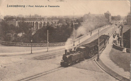 488718Luxembourg, Pont Adolphe Et Passerelle. 1924.(See Corners)  - Luxemburg - Stad