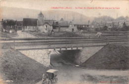 CHARLEVAL - Le Pont Du Chemin De Fer Et Vue Sur Le Pays - Other & Unclassified