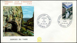 France - FDC - 1438 - Gorges Du Tarn - 1960-1969