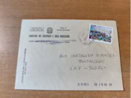 2001 - Ordinaria Con Giornata Della Filatelia - 2001-10: Storia Postale