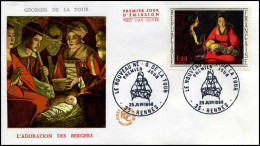 France - FDC - 1479 - Georges De La Tour - 1960-1969