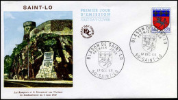 France - FDC - 1510 - Saint-Lo - 1960-1969