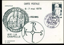 Frankrijk - Postkaart - Eglise De Reims - Karten/Antwortumschläge T