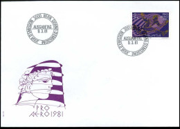 Zwitserland  - FDC - Pro Aero 1981 - FDC