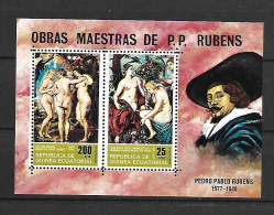 Equatorial Guinea 1973 Art - Painting - Nude - Rubens MS MNH - Autres & Non Classés
