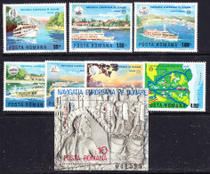 Romania 1977 Danube  7v  +  M/s  ** Mnh (ZO240) CRAZY PRICE - Europäischer Gedanke