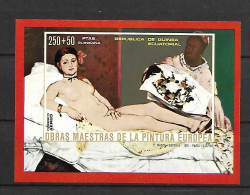 Equatorial Guinea 1973 Art - Paintings - Nude - Manet IMPERFORATE MS MNH - Other & Unclassified