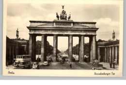 1000 BERLIN, BRANDENBURGER TOR Rücks. Kl. Kleberest - Brandenburger Tor