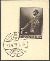 Dt. Reich 694 BrfStk, 1939, 6 Pf. Tag Der Arbeit Mit Ersttagsstempel BERLIN N.W. REICHSTAG, Prachtbriefstück - Autres & Non Classés