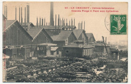 CPA - LE CREUSOT (Saône Et Loire) - Usines Schneider - Grande Forge & Parc Aux Cylindres - Le Creusot