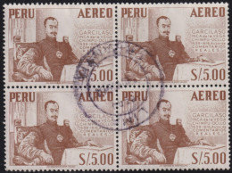 1959 AEREO Peru ⵙ Mi:PE 585, Sn:PE C161, Yt:PE PA155, Sg:PE 837, Bus:PE A157 ,New Colors And Values,Garcilaso De La Vega - Perú