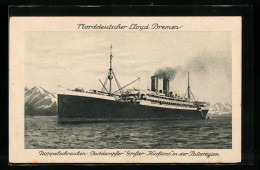 AK Postdampfer Grosser Kurfürst Des Norddeutschen Lloyd  - Steamers