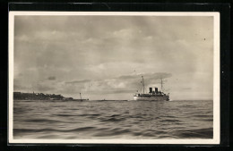 AK Schnelldampfer Roland Des Norddeutschen Lloyd Vor Der Hafeneinfahrt Von Helgoland  - Steamers