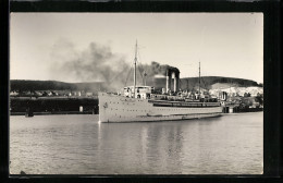 AK Dampfer Drottning Victoria Auf Dem Wasser  - Passagiersschepen