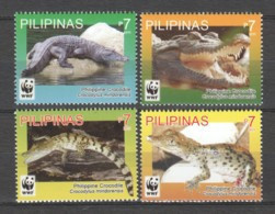 Philippines 2011 Mi 4500-4503 MNH WWF - CROCODIL - Ongebruikt