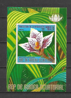 Equatorial Guinea 1974 Flowers Of America - Orchids IMPERFORATE MS MNH - Equatorial Guinea