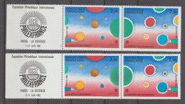SUPERBES VARIETES BLEU CIEL Et PLANETE BLEU FENDUE Sur N° P2200A + Original  Neuf** TBE - Unused Stamps