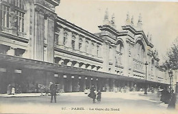 CPA Paris La Gare Du Nord - Distrito: 10