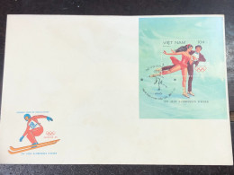 VIET  NAM ENVELOPE-F.D.C BLOCKS-(1984 Figure Skating) 1 Pcs Good Quality - Vietnam