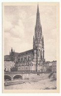 CPSM  9 X 14 Aveyron SAINT AFFRIQUE Le Quai Et L'Eglise - Saint Affrique