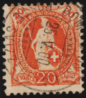 Heimat Auslandpoststelle Domo D' Ossola; Domodossola 1900-05-25  Vollstempel Auf 20 Rp. Stehende Helvetia SBK#66D - Oblitérés