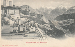 4927 77 Schynige Platte Mit Wetterhorn.  - Otros & Sin Clasificación