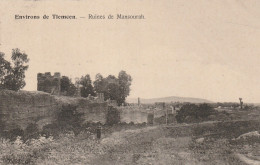 4927 49 Tiemcen, Ruines De Mansourah. (Achterkant Reclame: W. Vermeulen Rotterdam)  - Tlemcen