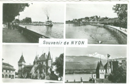 Souvenir De Nyon 1957 - Voyagé. (Metzger - Lausanne) - Lausanne