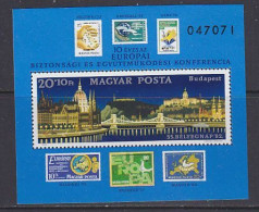 Hungary 1982 KSZE/OSCE M/s PERFORATED ** Mnh (ZO242) CRAZY PRICE - Europäischer Gedanke