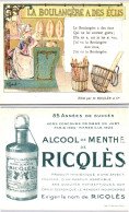 Chromos & Images - Ricqlès - Alcool De Menthe - La Boulangère à Des Ecus - Sonstige & Ohne Zuordnung