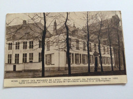 Carte Postale Ancienne (1946) Mons Dépôt Des Archives De L’État - Mons