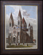 STUTTGART: Die Neue Garnisionskirche, Kolorierter Holzstich Aus über Land Und Meer Um 1880 - Prenten & Gravure