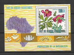 Equatorial Guinea 1976 Flowers Of AFRICA MS MNH - Guinée Equatoriale