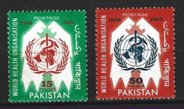 PAKISTAN. N°249-50 De 1968. OMS. - WGO