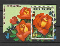 Equatorial Guinea 1979 Flowers - Roses MS MNH - Equatorial Guinea