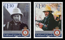 FALKLAND ISLANDS 2024 EVENTS In Memory Of Firemen Gerard Johnson And Robert Finlayson - Fine Set MNH - Falklandinseln