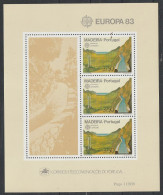 Portugal-Madeira: 1983, Blockausgabe: Mi. Nr. 4, Europa: 37,50 E. Große Werke Des Menschlichen Geistes. **/MNH - 1983