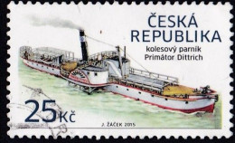 Paddle Steamer Primátor Dittrich - 2015 - Used Stamps