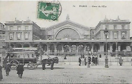 CPA Paris La Gare De L'Est - District 10