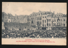 KORTRIJK = L'EXECUTION DE LA CANTATE AUX FETES DU 600me ANNIVERSAIRE DE LA BATAILLE DES EPERONS D'OR - Kortrijk